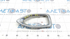 Left fog light frame Lexus NX200t NX300h 15-17 chrome
