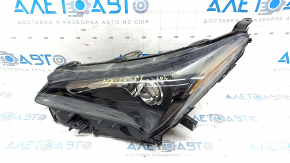 Headlight front left Lexus NX200t NX300h 15-17 halogen+LED, Base, sand