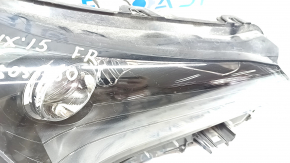 Headlight front right Lexus NX200t NX300h 15-17 halogen+LED, Base, sand
