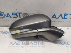 Side mirror right Ford Fusion mk5 13-7 pins, turn signal, heated, graphite UJ, crack in turn signal