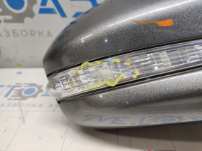 Side mirror right Ford Fusion mk5 13-7 pins, turn signal, heated, graphite UJ, crack in turn signal