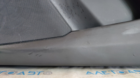 Door trim card front right Tesla Model X 16-21 black, molding wood, bumps on leather, dents on speaker mesh