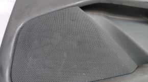 Door trim card front right Tesla Model X 16-21 black, molding wood, bumps on leather, dents on speaker mesh