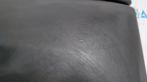 Door trim card front right Tesla Model X 16-21 black, molding wood, bumps on leather, dents on speaker mesh
