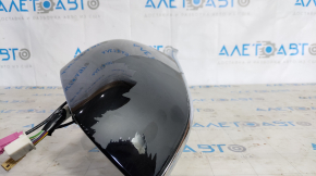 Side mirror right Tesla Model X 16-21 13+2 pins black+chrome auto-dimming, peeled varnish