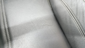 Driver's seat Alfa Romeo Stelvio 18 without AIRBAG, electric, black leather, driftwood, non-working electrics, no runner drive, dry cleaning, scratch, on spare parts