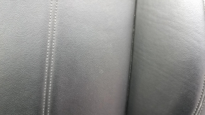 Driver's seat Alfa Romeo Stelvio 18 without AIRBAG, electric, black leather, driftwood, non-working electrics, no runner drive, dry cleaning, scratch, on spare parts