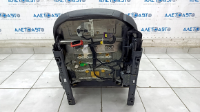 Driver's seat Alfa Romeo Stelvio 18 without AIRBAG, electric, black leather, driftwood, non-working electrics, no runner drive, dry cleaning, scratch, on spare parts