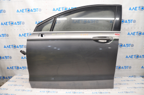 Door assembly front left Ford Fusion mk5 13-20 graphite UJ, no door handle plug, molding, butt