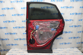 Door assembly rear right Lexus RX350 RX450h 10-15 red 3R1, painted, dents