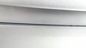 Console central armrest Alfa Romeo Stelvio 18-19 leather black, scratches crack