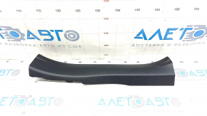 Door sill trim rear left Lexus NX200t NX300 NX300h 15-21 black, scratches