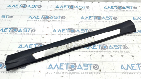 Door sill trim front right Lexus NX200t NX300 NX300h 15-21 black, chrome, scratches, bumps on chrome