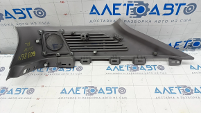 Upper left rear pillar trim Alfa Romeo Stelvio 18-22 gray, broken mount, scratches