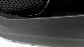 Door trim card front right Alfa Romeo Stelvio 18 - black leather, aluminum insert, scratch, for dry cleaning