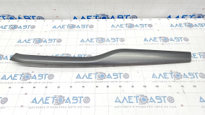 Front panel trim right Alfa Romeo Stelvio 18-20 aluminum, broken fasteners, butt