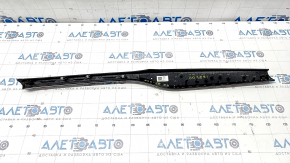 Front panel trim right Alfa Romeo Stelvio 18-20 aluminum, broken fasteners, butt