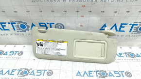 Right visor Lexus NX200t NX300 NX300h 15-21 beige, without hook, dry-cleanable