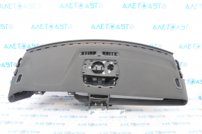 Torpedo front panel with AIRBAG Polestar 2 21- black, gray inserts fabric