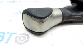 Gear knob Lexus NX200t NX300h 15-17 leather black, poke