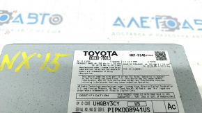 Radio tape recorder Lexus NX200t NX300h 15-17 with navigation, P10688, chip breakage
