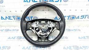 Naked steering wheel Lexus NX200t NX300h 15-17 leather black with heating without petals, for cleaning, bumps, scratches