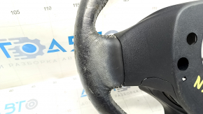 Naked steering wheel Lexus NX200t NX300h 15-17 leather black with heating without petals, for cleaning, bumps, scratches