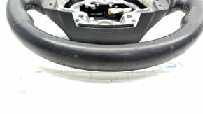 Naked steering wheel Lexus NX200t NX300h 15-17 leather black with heating without petals, for cleaning, bumps, scratches