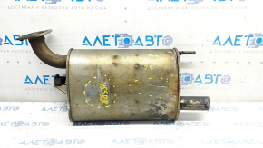 Muffler rear part with barrel Toyota Camry v55 15-17 2.5 usa without chrome tips, dented, corrosion