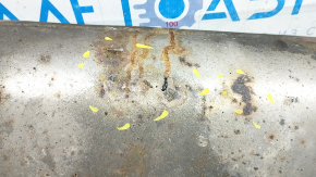 Muffler rear part with barrel Toyota Camry v55 15-17 2.5 usa without chrome tips, dented, corrosion