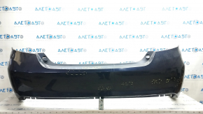 Rear bumper bare Toyota Camry v55 15-17 usa blue, dented, worn, broken mount