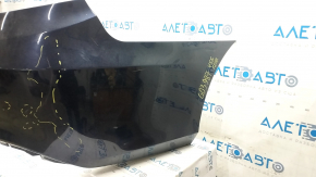 Rear bumper bare Toyota Camry v55 15-17 usa blue, dented, worn, broken mount