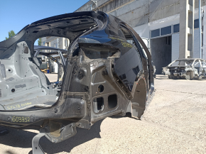 Quarter wing rear right Alfa Romeo Stelvio 18-21 on the body, black, butt