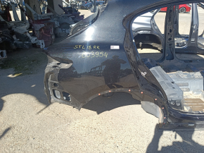Quarter wing rear right Alfa Romeo Stelvio 18-21 on the body, black, butt