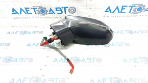 Side mirror left Lexus NX200t NX300h 15-17 13 pins, turn signal, auto-dimming, heated, BSM, graphite, sand on chrome