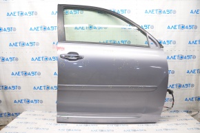 Door assembly front right Toyota Highlander 08-13 silver 9AG, keyless, dents, worn molding