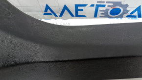 Door sill trim front right Alfa Romeo Stelvio 18- black, broken fastening, scratches
