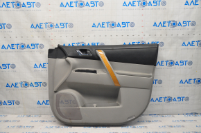 Door trim card front right Toyota Highlander 08-13 gray, with insert for light wood, scratches