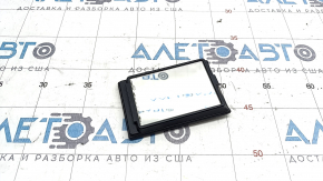Mirror overlay center console Lexus NX200t NX300h 15-17 leather, black