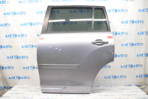 Door assembly rear left Toyota Highlander 08-13 silver 9AG, dents, corrosion