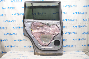 Door assembly rear left Toyota Highlander 08-13 silver 9AG, dents, corrosion