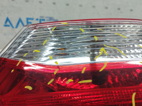 Light outer wing right Toyota Camry v55 15-17 usa scratches, chip on glass, crack