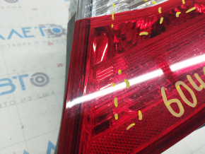 Light outer wing right Toyota Camry v55 15-17 usa scratches, chip on glass, crack