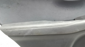 Door trim card rear left Lexus NX200t NX300h 15-17 leather black, brown insert, for cleaning