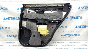 Door trim card rear left Lexus NX200t NX300h 15-17 leather black, brown insert, for cleaning