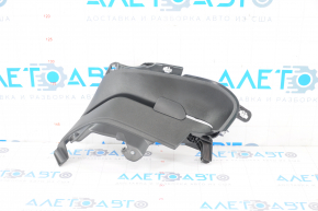 Upper right rear pillar trim Polestar 2 21- black under belt