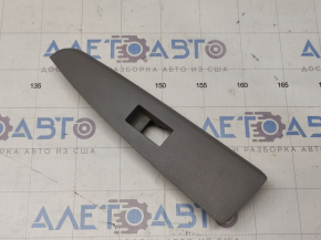 Rear left window lift control trim Toyota Highlander 08-13 gray