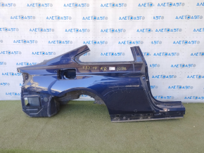 Quarter wing rear right BMW 4 F32 14-20 Coupe blue, bumps, dented