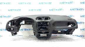 Torpedo front panel with AIRBAG Jeep Renegade 15 - black, scratch, poke, for dry cleaning