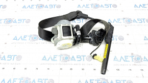 Passenger seat belt with tensioner Jeep Renegade 15- black, dry cleanable